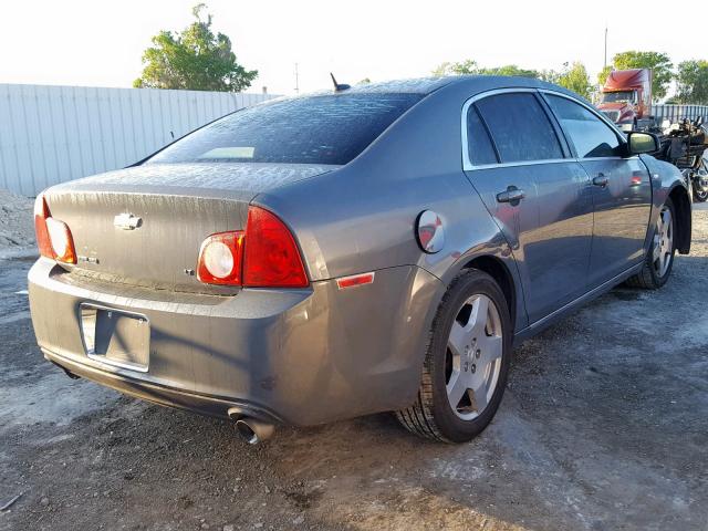 1G1ZJ577284209628 - 2008 CHEVROLET MALIBU 2LT GRAY photo 4