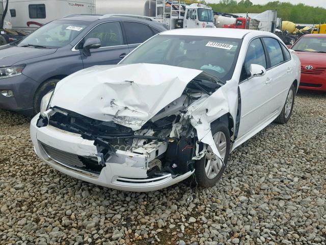 2G1WB5E32G1107465 - 2016 CHEVROLET IMPALA LIM WHITE photo 2