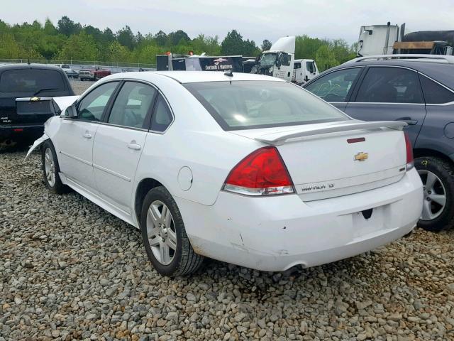 2G1WB5E32G1107465 - 2016 CHEVROLET IMPALA LIM WHITE photo 3