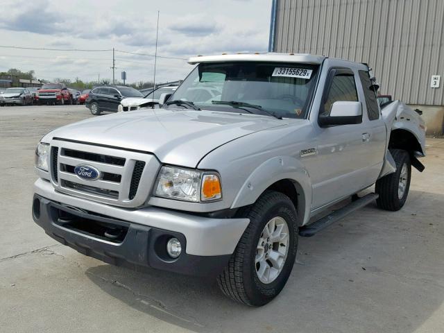 1FTLR4FE6APA54375 - 2010 FORD RANGER SUP SILVER photo 2
