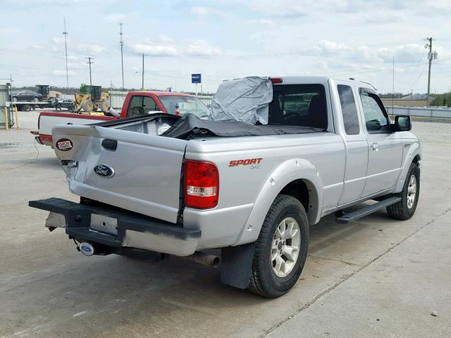 1FTLR4FE6APA54375 - 2010 FORD RANGER SUP SILVER photo 4