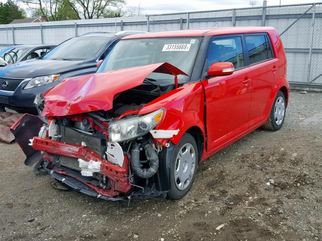 JTLZE4FE9EJ051845 - 2014 TOYOTA SCION XB RED photo 2