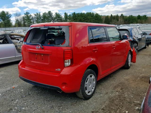 JTLZE4FE9EJ051845 - 2014 TOYOTA SCION XB RED photo 4