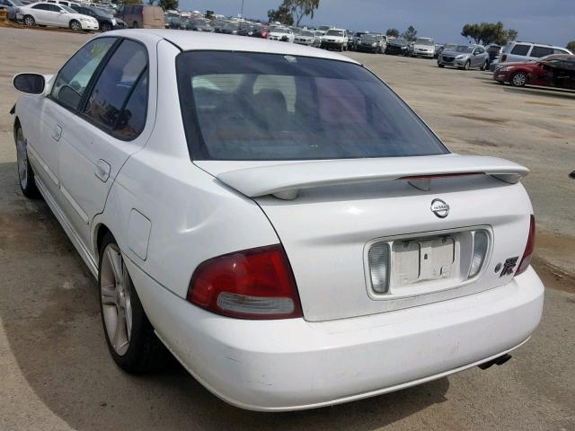 3N1AB51A82L728693 - 2002 NISSAN SENTRA SE- WHITE photo 3