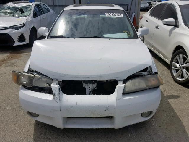 3N1AB51A82L728693 - 2002 NISSAN SENTRA SE- WHITE photo 9