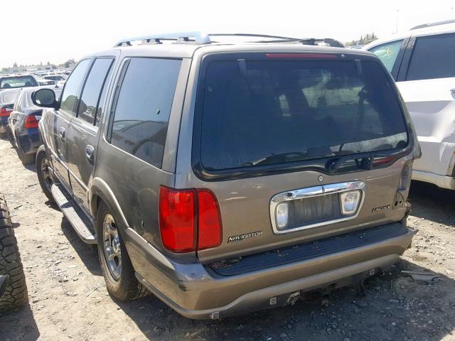 5LMFU28R11LJ27961 - 2001 LINCOLN NAVIGATOR 金色 照片 3