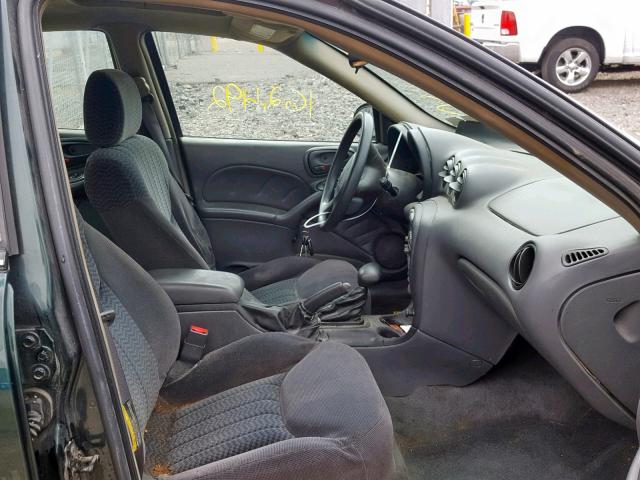 1G2NF52E32M619007 - 2002 PONTIAC GRAND AM S GREEN photo 5