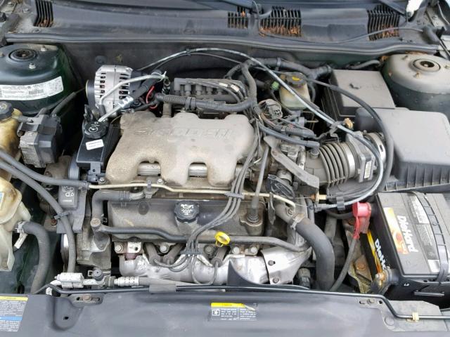 1G2NF52E32M619007 - 2002 PONTIAC GRAND AM S GREEN photo 7