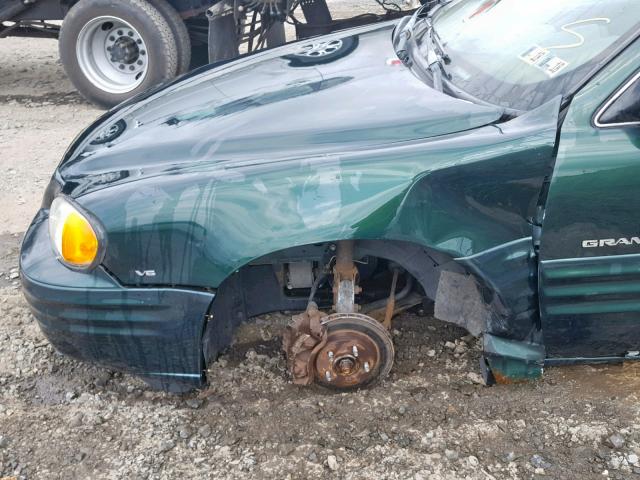 1G2NF52E32M619007 - 2002 PONTIAC GRAND AM S GREEN photo 9