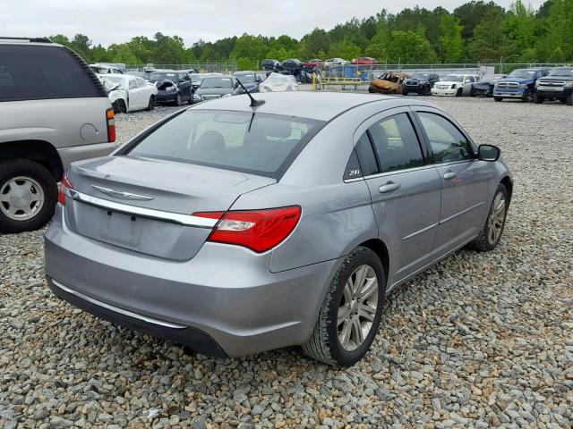 1C3CCBBB0DN714318 - 2013 CHRYSLER 200 TOURIN SILVER photo 4