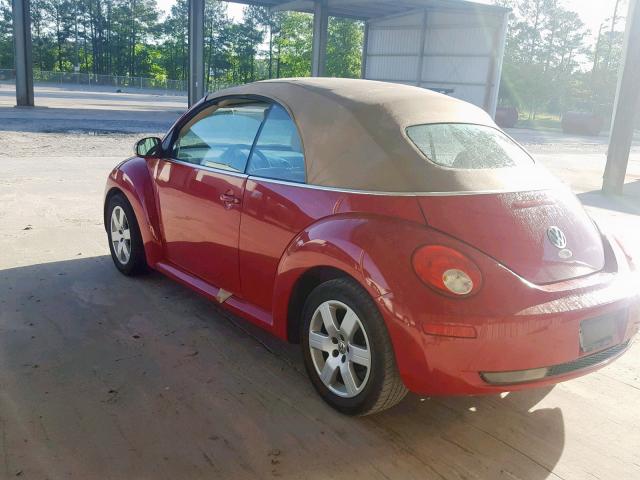 3VWRF31Y57M419140 - 2007 VOLKSWAGEN NEW BEETLE Rot Foto 3