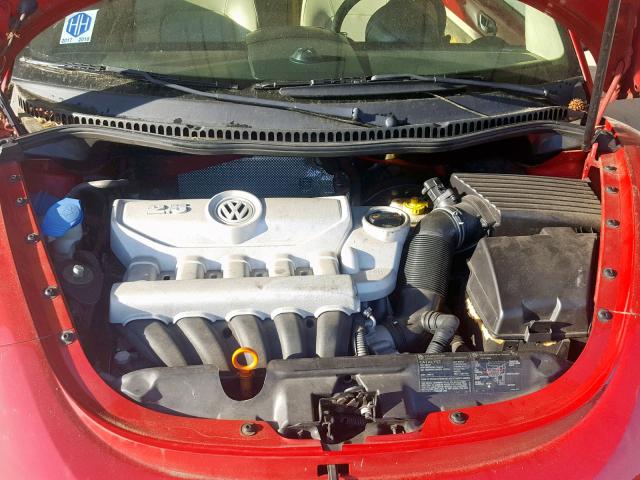 3VWRF31Y57M419140 - 2007 VOLKSWAGEN NEW BEETLE Rot Foto 7
