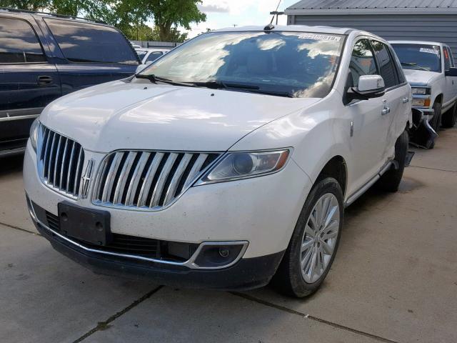 2LMDJ8JKXFBL35013 - 2015 LINCOLN MKX WHITE photo 2