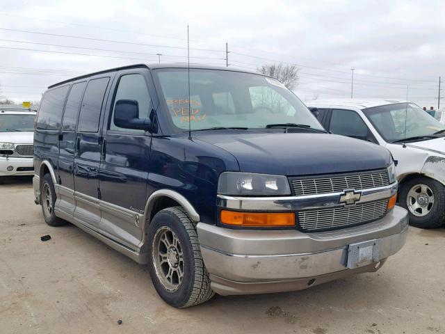 1GBFG15TX71221550 - 2007 CHEVROLET EXPRESS G1 BLUE photo 1