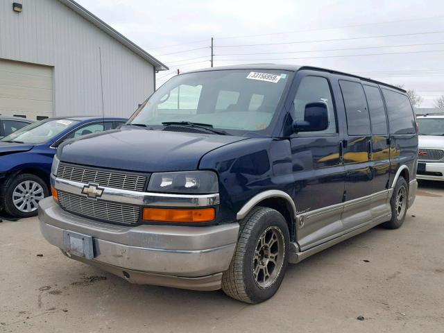 1GBFG15TX71221550 - 2007 CHEVROLET EXPRESS G1 BLUE photo 2