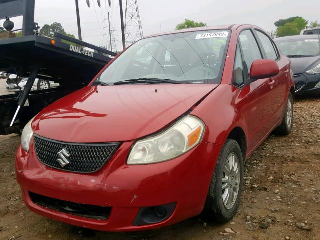 JS2YC5A38D6101568 - 2013 SUZUKI SX4 LE RED photo 2