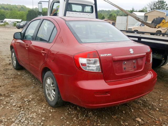 JS2YC5A38D6101568 - 2013 SUZUKI SX4 LE RED photo 3