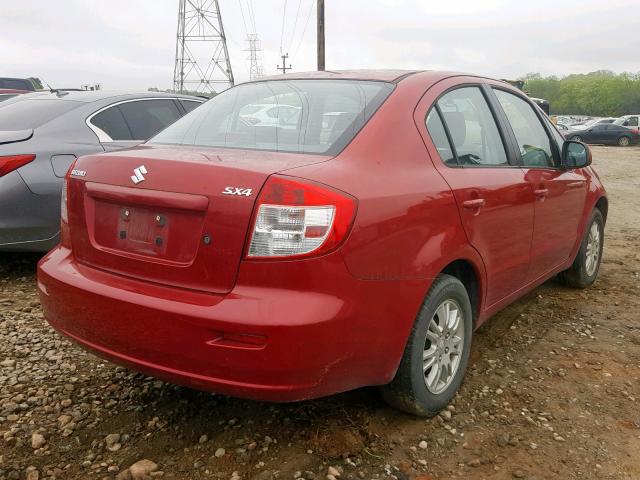 JS2YC5A38D6101568 - 2013 SUZUKI SX4 LE RED photo 4