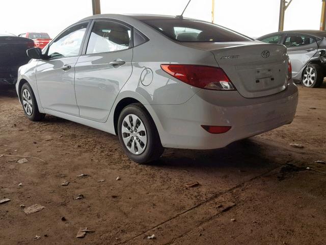 KMHCT4AE4GU030624 - 2016 HYUNDAI ACCENT SE WHITE photo 3