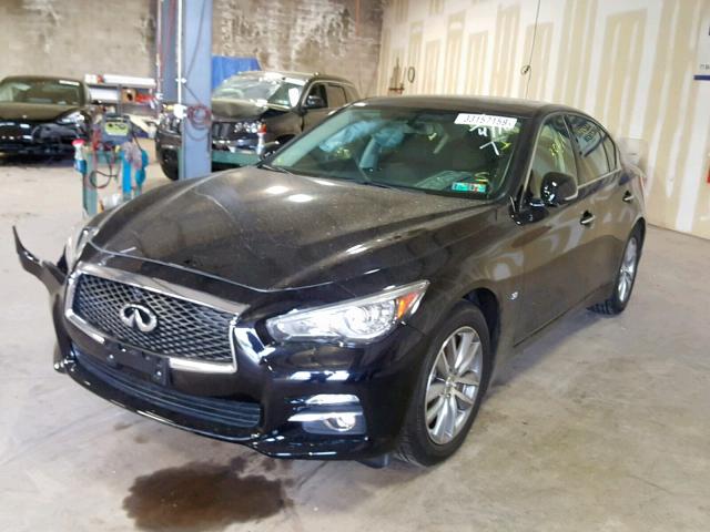 JN1BV7AR1FM412318 - 2015 INFINITI Q50 BASE BLACK photo 2