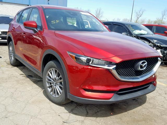 JM3KFBBM3J0345907 - 2018 MAZDA CX-5 SPORT BURGUNDY photo 1