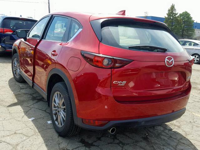 JM3KFBBM3J0345907 - 2018 MAZDA CX-5 SPORT BURGUNDY photo 3