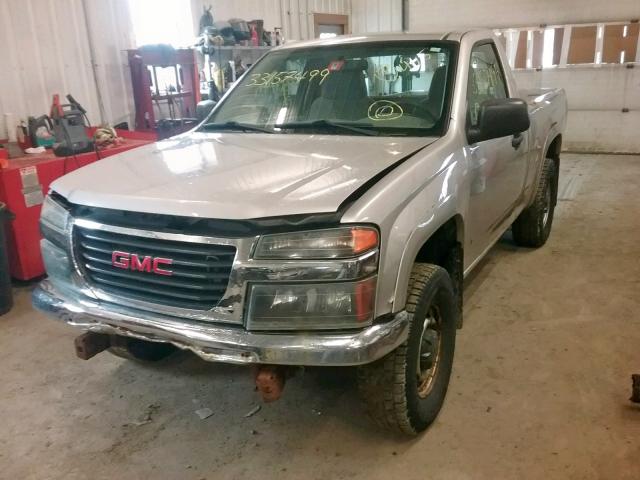 1GTDT149178175389 - 2007 GMC CANYON GRAY photo 2