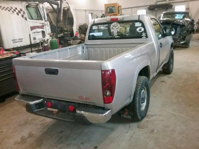 1GTDT149178175389 - 2007 GMC CANYON GRAY photo 4