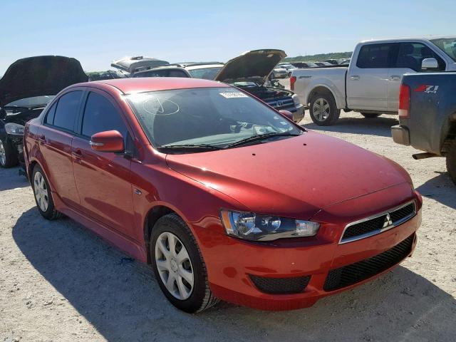 JA32U2FU0FU018372 - 2015 MITSUBISHI LANCER ES RED photo 1