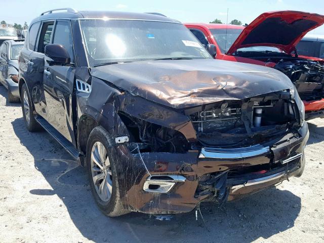 JN8AZ2NF9H9644742 - 2017 INFINITI QX80 BASE BROWN photo 1