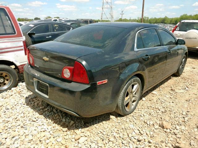 1G1ZG57B194252801 - 2009 CHEVROLET MALIBU LS BLACK photo 4