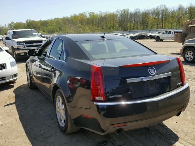 1G6DP57V980121586 - 2008 CADILLAC CTS HI FEA BLACK photo 3