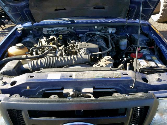 1FTYR10D78PA38829 - 2008 FORD RANGER BLUE photo 7