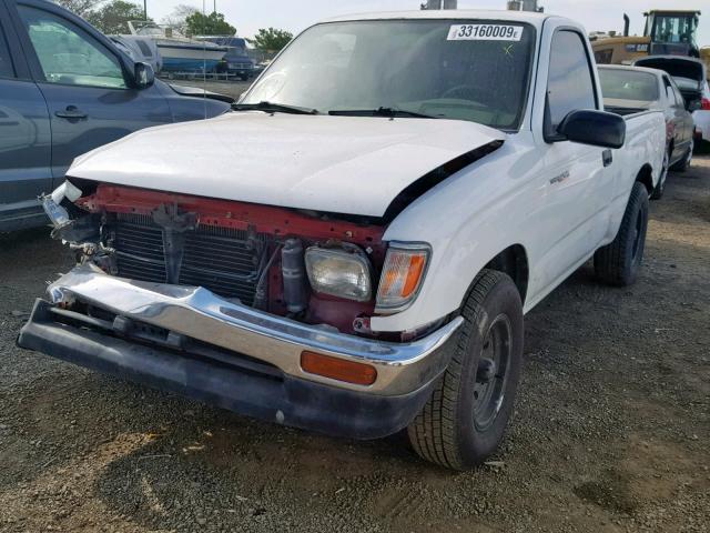 4TANL42N2TZ187234 - 1996 TOYOTA TACOMA WHITE photo 2