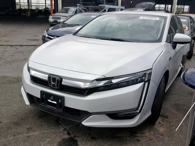 JHMZC5F1XJC022405 - 2018 HONDA CLARITY WHITE photo 2