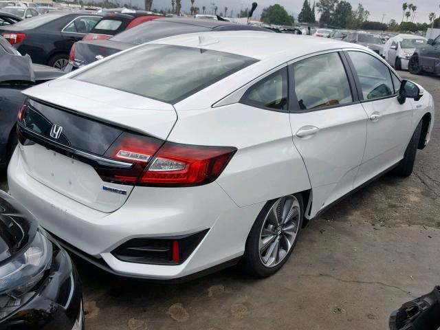 JHMZC5F1XJC022405 - 2018 HONDA CLARITY WHITE photo 4