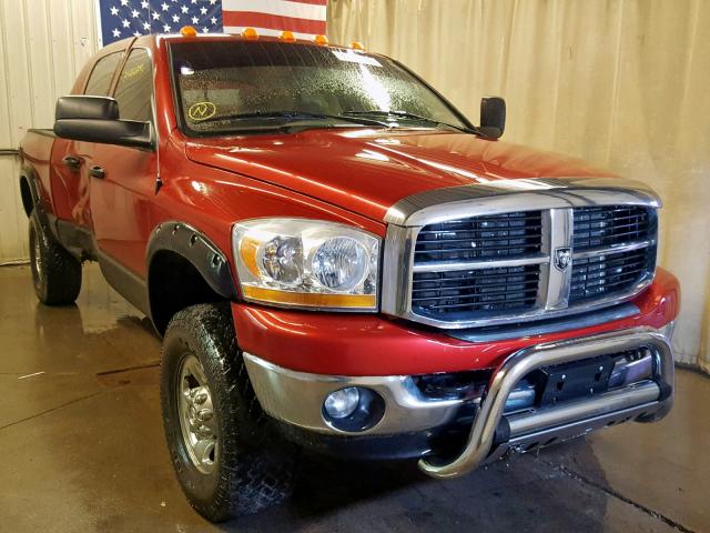 3D7KS29C96G159072 - 2006 DODGE RAM 2500 RED photo 1