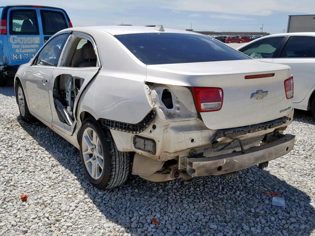 1G11D5RR3DF106302 - 2013 CHEVROLET MALIBU 1LT 白色 照片 3