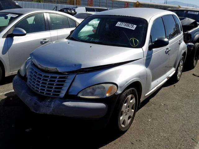 3C8FY48B34T358796 - 2004 CHRYSLER PT CRUISER SILVER photo 2