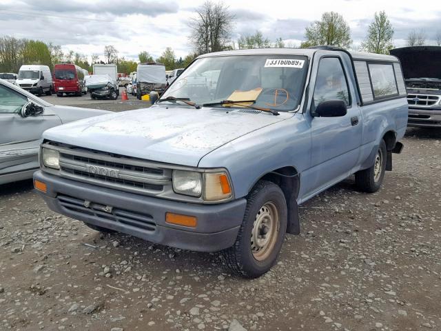 JT4RN81P2K5026429 - 1989 TOYOTA PICKUP 1/2 BLUE photo 2