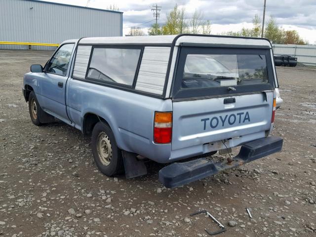 JT4RN81P2K5026429 - 1989 TOYOTA PICKUP 1/2 BLUE photo 3