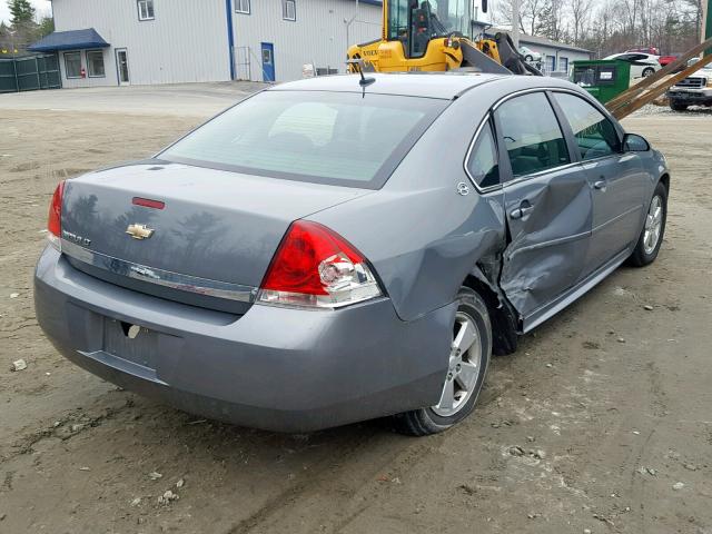2G1WT57N891246174 - 2009 CHEVROLET IMPALA 1LT GRAY photo 4