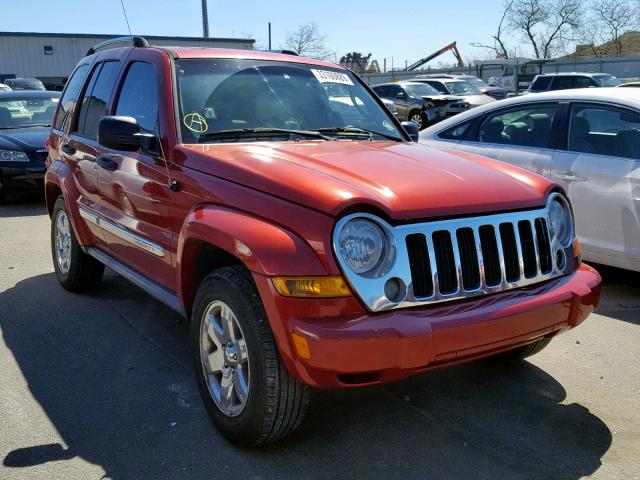 1J4GL58K75W688876 - 2005 JEEP LIBERTY LI RED photo 1