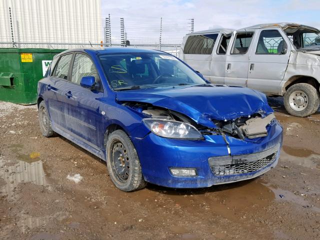 JM1BK343X81173362 - 2008 MAZDA 3 HATCHBAC BLUE photo 1