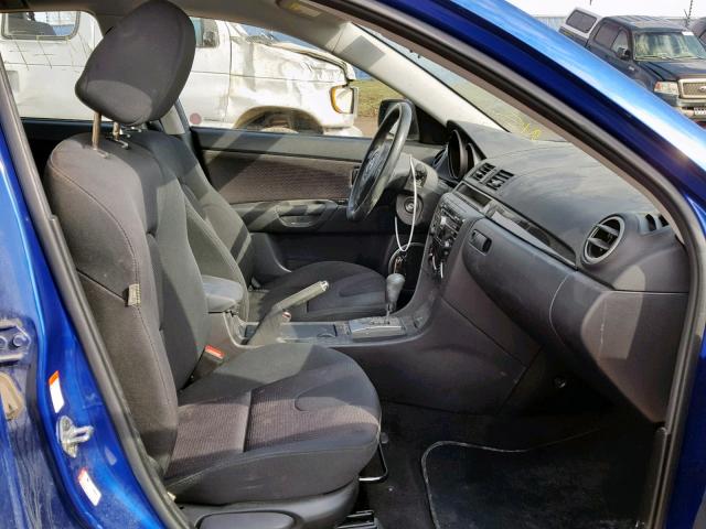 JM1BK343X81173362 - 2008 MAZDA 3 HATCHBAC BLUE photo 5