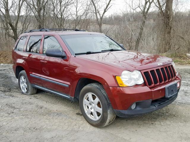 1J8GR48K08C136794 - 2008 JEEP GRAND CHER BURGUNDY photo 1