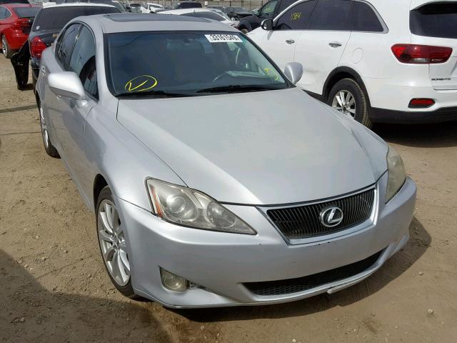 JTHBK262862015199 - 2006 LEXUS IS 250 SILVER photo 1