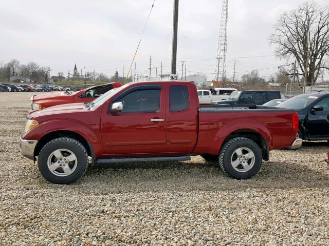 1N6AD06W86C400817 - 2006 NISSAN FRONTIER K MAROON photo 9