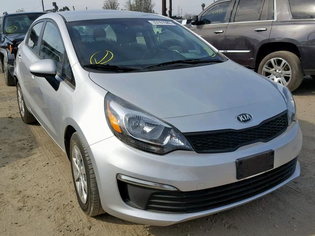 KNADM4A34H6006590 - 2017 KIA RIO LX SILVER photo 1