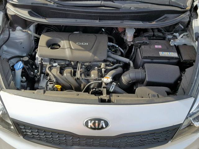 KNADM4A34H6006590 - 2017 KIA RIO LX SILVER photo 7